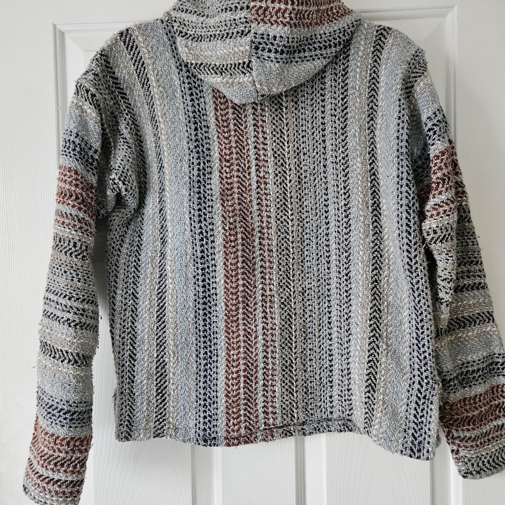 BAJA JOE Mexican Blanket Men's Hoodie - Picture 2 of 5